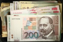 Croatia - Small box banknotes Croatia 1941-2002