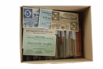 Duitsland - Box with nice collection emergency notes Germany (Grossnotgeld 1918-1921) collected based on Geiger catalog, ca. 325 pcs. Ahlen-Zwickau, i...