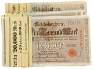 Duitsland - Small box with 20x 1000 Mark 1910 in original bank wrapped pack - Total 200 notes in 10 packs