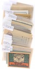 Duitsland - Box with collection emergency notes Germany "Serienscheine" complete series in original envelopes.