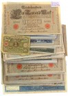 Duitsland - Box emergency and inflation notes Germany in 5 small albums and bag