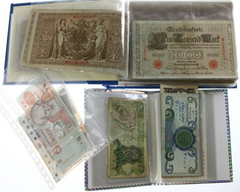 Miscellaneous - Box banknotes world including USA, Canada, Brazil, Thailand, etc...