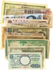 Miscellaneous - Small box banknotes world including Netherlands, Germany, Egypt, Malaya, etc.