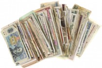 Miscellaneous - Small box banknotes world including Hungary, Portugal, Indonesia, Turkey, Italy, Iran, Poland, etc.