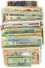 Miscellaneous - Small box banknotes world including Sri Lanka, Neth. Indies, Portugal, Israel, etc.