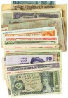 Miscellaneous - Small box banknotes world including Belgium, Russia, Spain, India, etc.