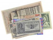 Miscellaneous - Small box banknotes world including Netherlands, Italy, Germany, etc. - Total ca. 20 pcs.