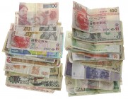 Miscellaneous - Small box banknotes world including Hong Kong, Belgium, Morocco, etc.