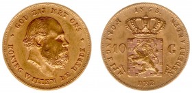 Netherlands - Gouden Tientjes 1875-1933 - 10 Gulden 1875 - Goud - ZF/PR