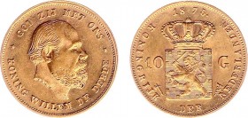 Netherlands - Gouden Tientjes 1875-1933 - 10 Gulden 1875 - Goud - PR-