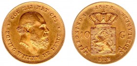 Netherlands - Gouden Tientjes 1875-1933 - 10 Gulden 1875 - Goud - PR-