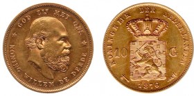 Netherlands - Gouden Tientjes 1875-1933 - 10 Gulden 1876 - Goud - ZF+