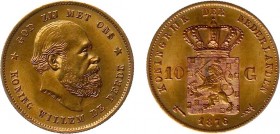 Netherlands - Gouden Tientjes 1875-1933 - 10 Gulden 1876 - Goud - PR