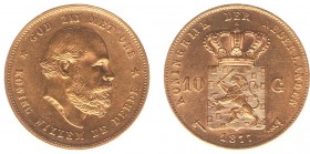 Netherlands - Gouden Tientjes 1875-1933 - 10 Gulden 1877 - Goud - PR