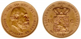 Netherlands - Gouden Tientjes 1875-1933 - 10 Gulden 1879 - Goud - ZF/PR