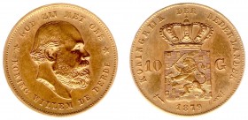 Netherlands - Gouden Tientjes 1875-1933 - 10 Gulden 1879 - Goud - PR-