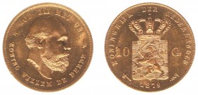 Netherlands - Gouden Tientjes 1875-1933 - 10 Gulden 1879 - Goud - PR