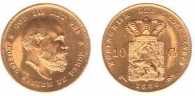 Netherlands - Gouden Tientjes 1875-1933 - 10 Gulden 1880 - Goud - PR
