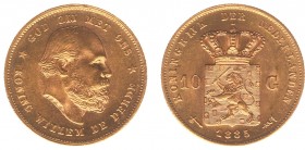 Netherlands - Gouden Tientjes 1875-1933 - 10 Gulden 1885 - Goud - PR