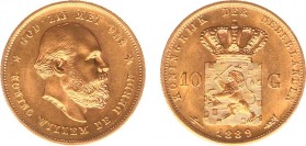 Netherlands - Gouden Tientjes 1875-1933 - 10 Gulden 1889 - Goud - PR