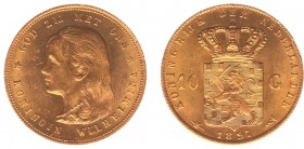 Netherlands - Gouden Tientjes 1875-1933 - 10 Gulden 1897 - Goud - PR-