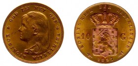 Netherlands - Gouden Tientjes 1875-1933 - 10 Gulden 1897 - Goud - PR