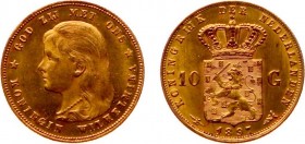 Netherlands - Gouden Tientjes 1875-1933 - 10 Gulden 1897 - Goud - PR