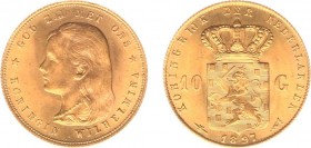 Netherlands - Gouden Tientjes 1875-1933 - 10 Gulden 1897 - Goud - PR+