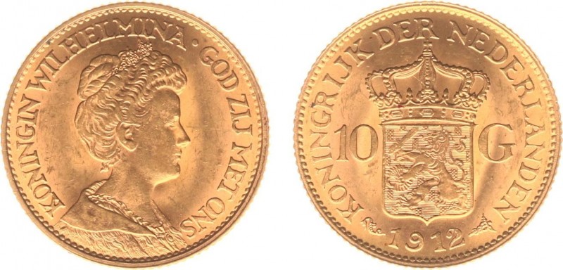 Netherlands - Gouden Tientjes 1875-1933 - 10 Gulden 1912 - Goud - ZF+