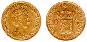 Netherlands - Gouden Tientjes 1875-1933 - 10 Gulden 1912 - Goud - PR-
