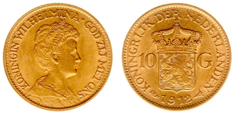 Netherlands - Gouden Tientjes 1875-1933 - 10 Gulden 1912 - Goud - PR-