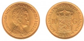 Netherlands - Gouden Tientjes 1875-1933 - 10 Gulden 1912 - Goud - PR