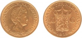 Netherlands - Gouden Tientjes 1875-1933 - 10 Gulden 1912 - Goud - PR