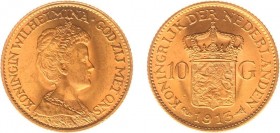 Netherlands - Gouden Tientjes 1875-1933 - 10 Gulden 1913 - Goud - PR-