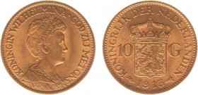 Netherlands - Gouden Tientjes 1875-1933 - 10 Gulden 1913 - Goud - PR