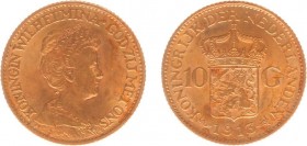 Netherlands - Gouden Tientjes 1875-1933 - 10 Gulden 1913 - Goud - PR
