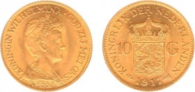 Netherlands - Gouden Tientjes 1875-1933 - 10 Gulden 1917 - Goud - PR-