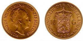 Netherlands - Gouden Tientjes 1875-1933 - 10 Gulden 1925 - Goud - ZF+