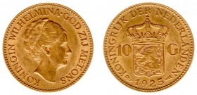 Netherlands - Gouden Tientjes 1875-1933 - 10 Gulden 1925 - Goud - ZF/PR