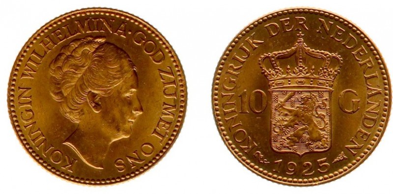 Netherlands - Gouden Tientjes 1875-1933 - 10 Gulden 1925 - Goud - PR-