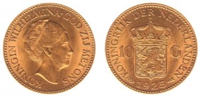 Netherlands - Gouden Tientjes 1875-1933 - 10 Gulden 1925 - Goud - PR