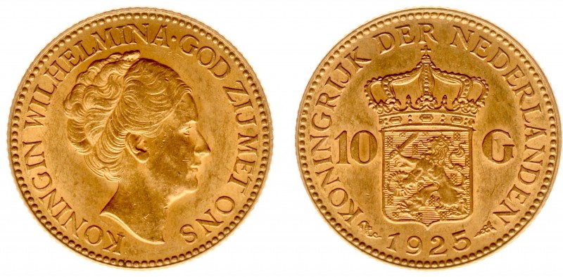 Netherlands - Gouden Tientjes 1875-1933 - 10 Gulden 1925 - Goud - PR