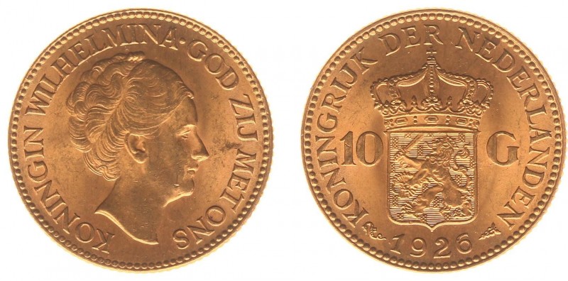 Netherlands - Gouden Tientjes 1875-1933 - 10 Gulden 1926 - Goud - PR