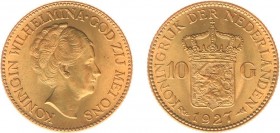 Netherlands - Gouden Tientjes 1875-1933 - 10 Gulden 1927 - Goud - PR+