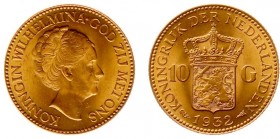 Netherlands - Gouden Tientjes 1875-1933 - 10 Gulden 1932 - Goud - PR