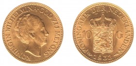 Netherlands - Gouden Tientjes 1875-1933 - 10 Gulden 1932 - Goud - PR/UNC