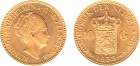 Netherlands - Gouden Tientjes 1875-1933 - 10 Gulden 1933 - Goud - PR
