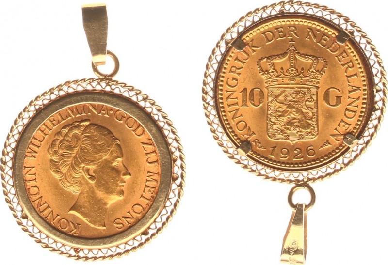Netherlands - Gouden Vijfjes en Tientjes met extra's - 10 Gulden 1926 in sierran...