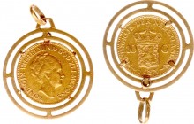 Netherlands - Gouden Vijfjes en Tientjes met extra's - 10 Gulden 1933 in rand - Goud 11.87 gram - ZF+