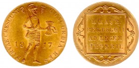 Netherlands - Gouden Dukaten - Gouden Dukaat 1917 - PR